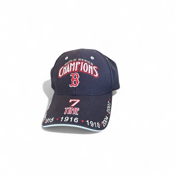 Boston Red Sox World Series Champions 7 Time Baseball Hat Genuine - Picture 1 of 6